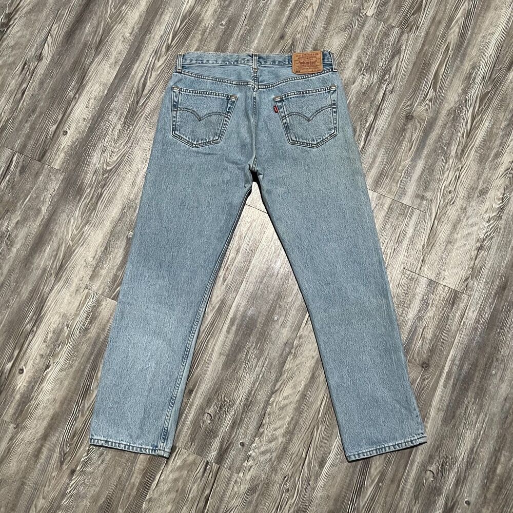Vintage 1998 Levis 501 Made in France Grunge Jeans 34 x 30 (33 x 29) - Picture 2 of 16